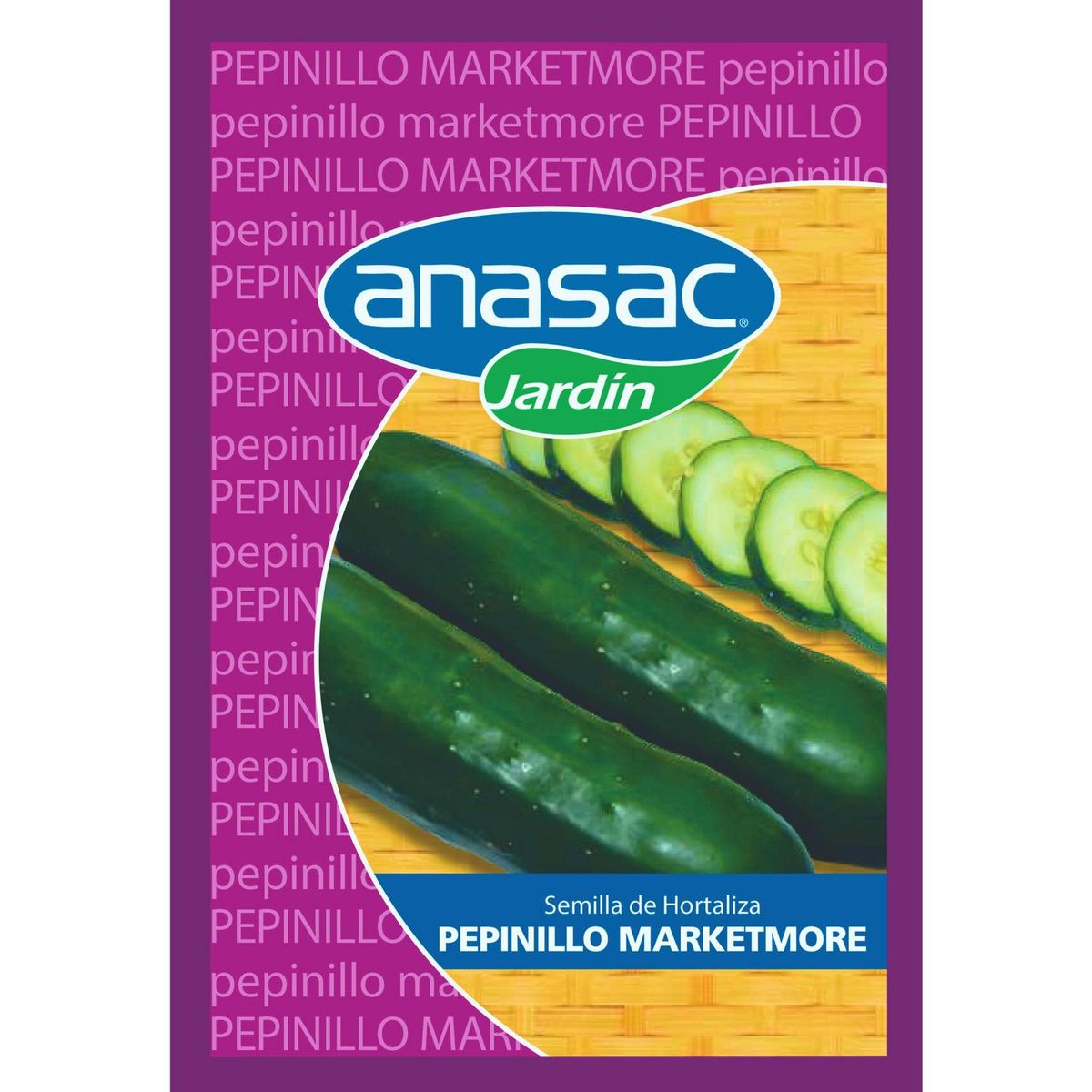 HORTUS - Semillas de Pepinillo Marketmore en sobre 4 gr