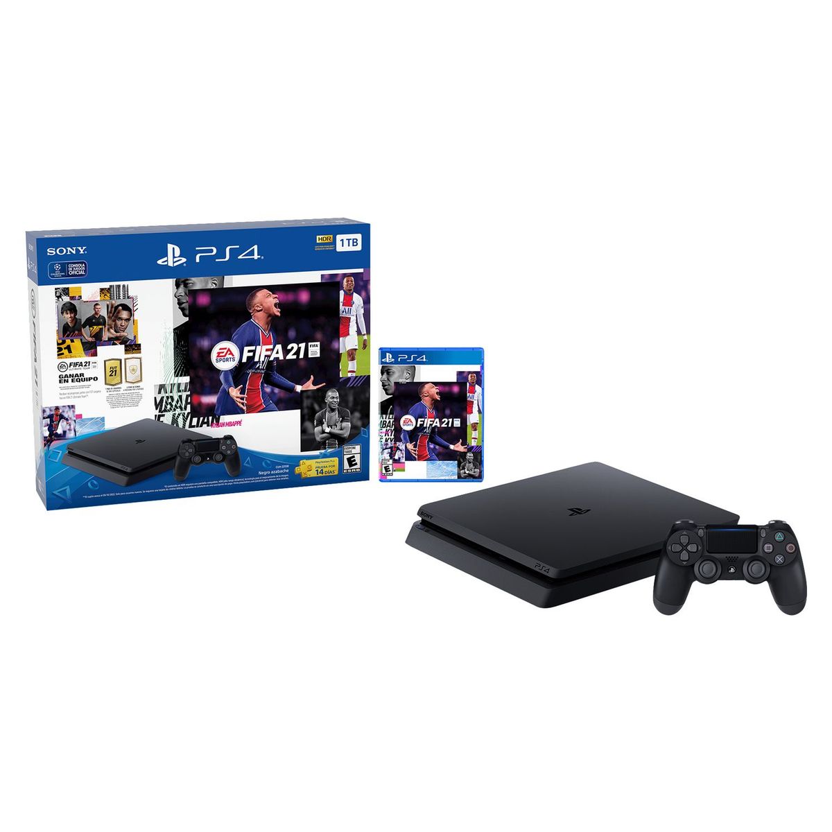 PLAYSTATION - Consola PS4 Slim 1TB + Fifa 2021
