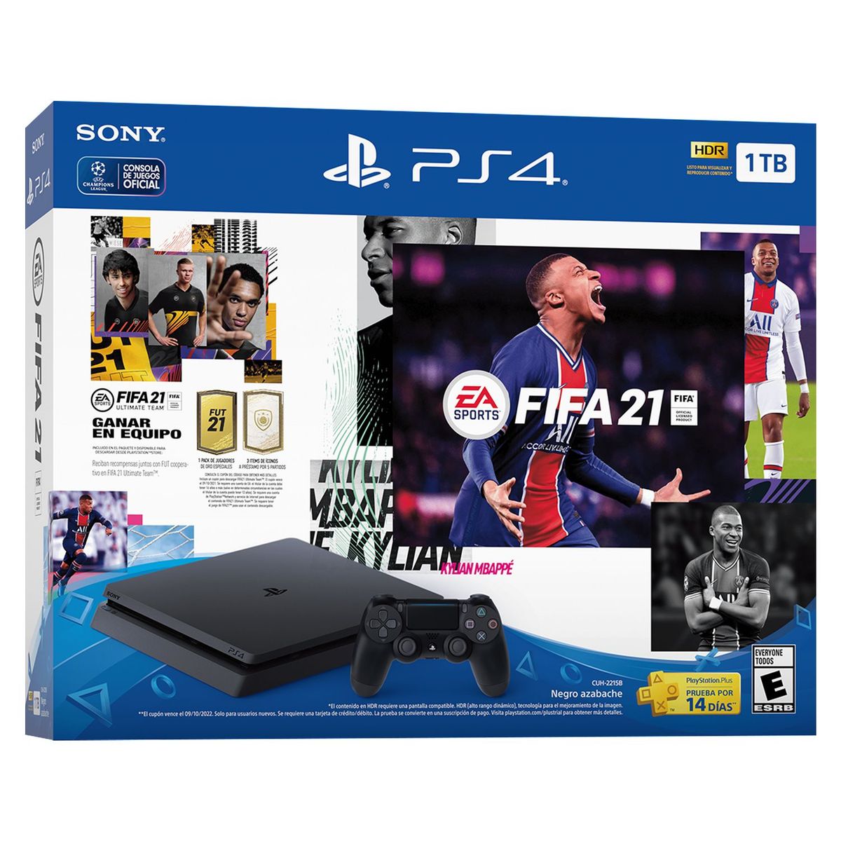 PLAYSTATION - Consola PS4 Slim 1TB + Fifa 2021