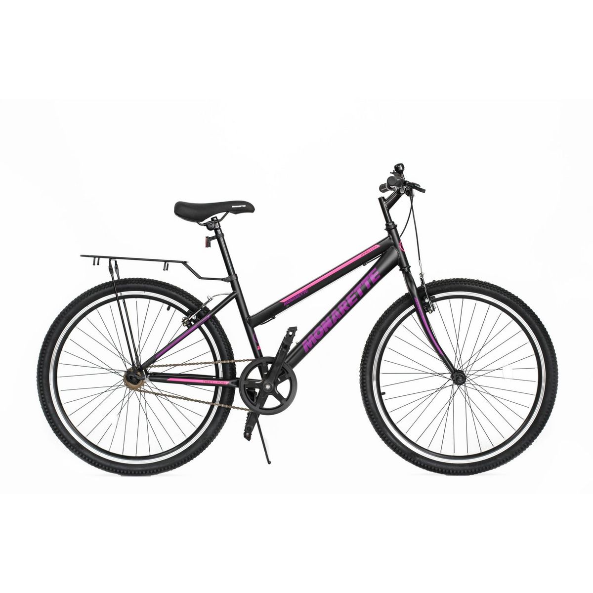 MONARETTE - Bicicleta Master Bike 26 Negro Morado
