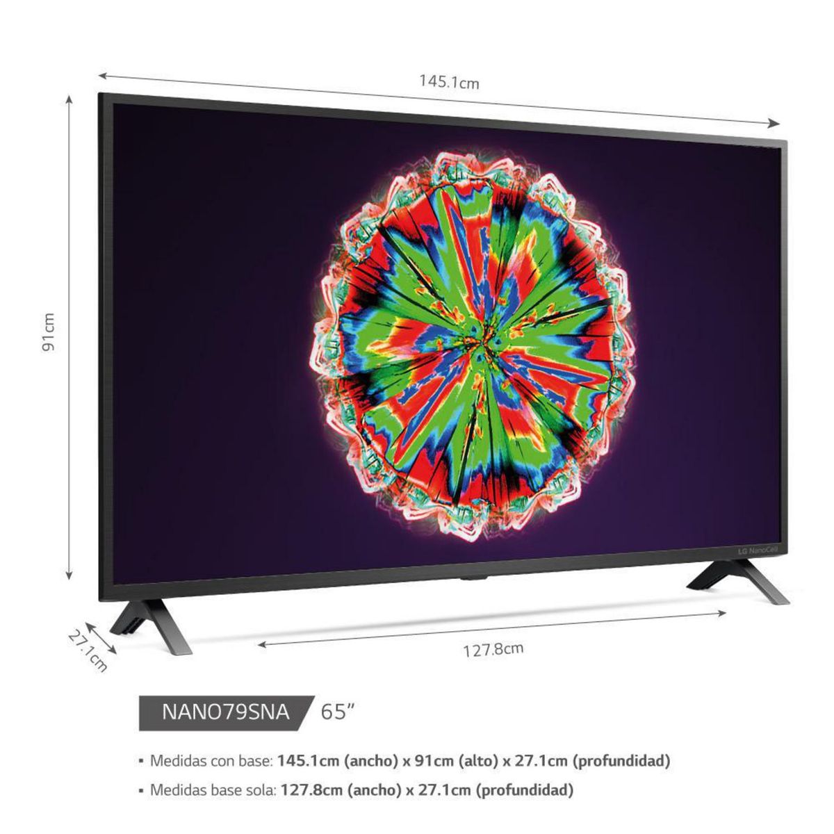 LG - Televisor LG QLED 4K UHD 65" Nanocell 65NANO79SNA.AWF