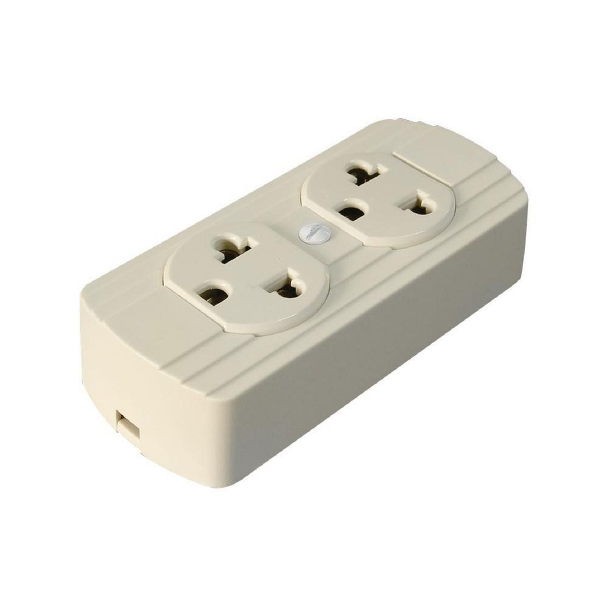 OPALUX - Tomacorriente 2 Entradas PVC 10A 250V