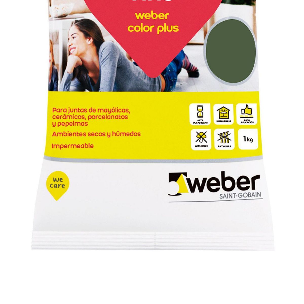 WEBER - Fragua Color Plus Jade 1kg