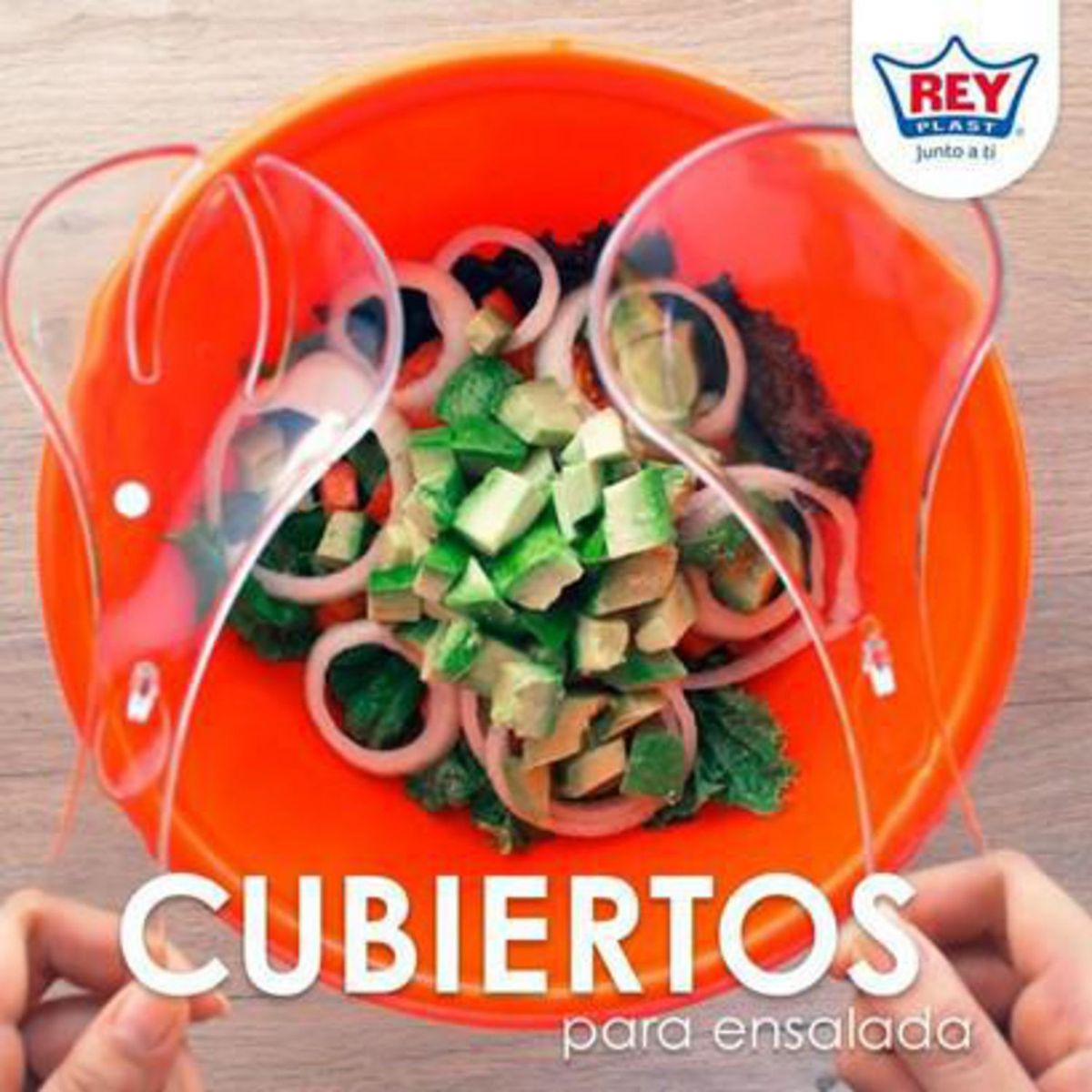 REYPLAST - Set x2 Cubiertos para Ensalada