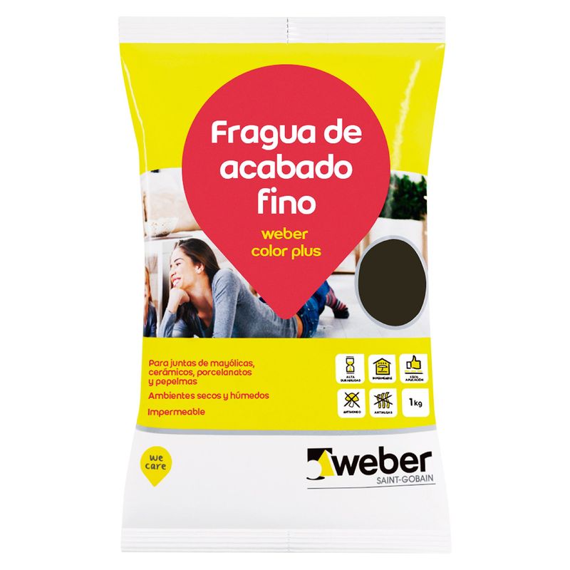 WEBER - Fragua para Cerámicas o Porcelanatos Weber Habano 1kg