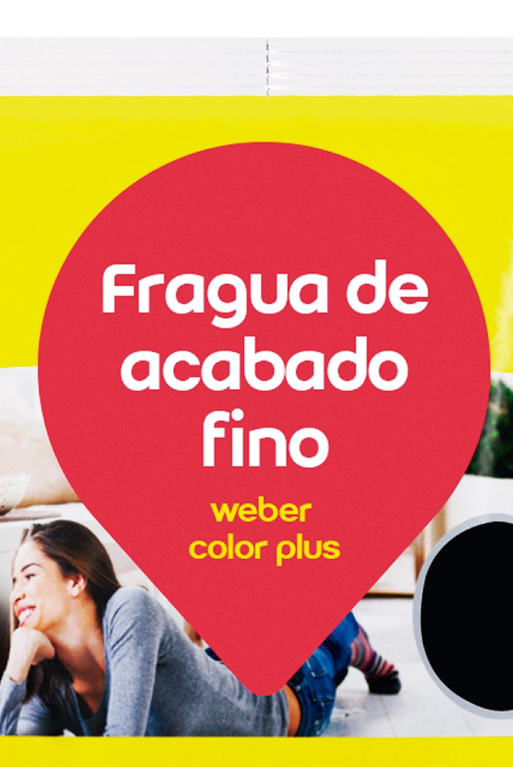 WEBER - Fragua para Cerámicas o Porcelanatos Weber Negro 1kg