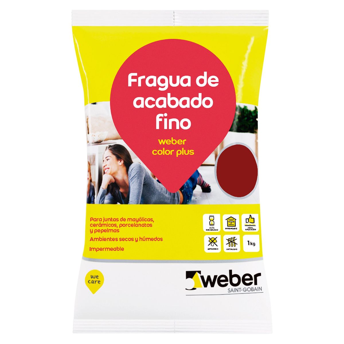 WEBER - Fragua Color Plus Teja 1kg