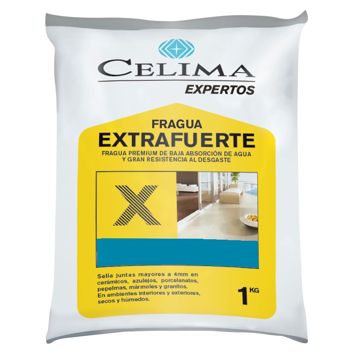 CELIMA - Fragua para Cerámicas o Porcelanatos Celima Celeste 1kg
