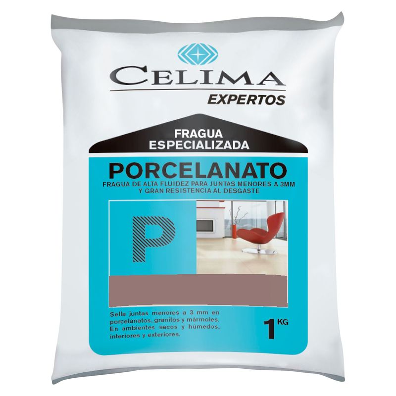 CELIMA - Fragua para Porcelanatos Celima Café 1kg
