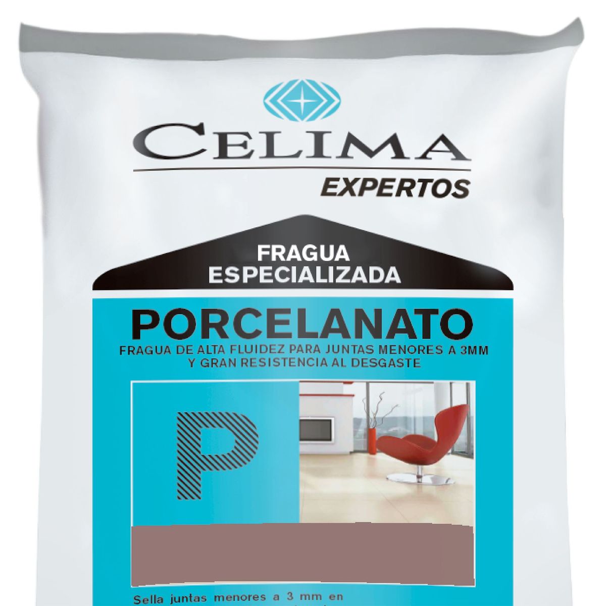 CELIMA - Fragua para Porcelanatos Celima Café 1kg