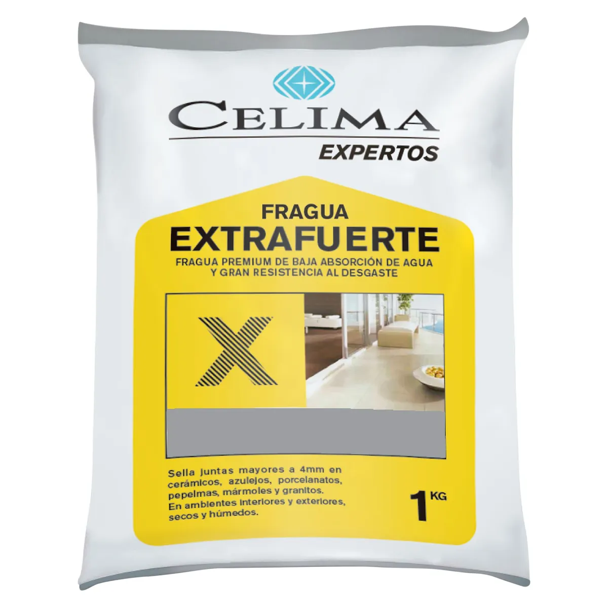 CELIMA - Fragua para Cerámicas o Porcelanatos Celima Grafito 1kg