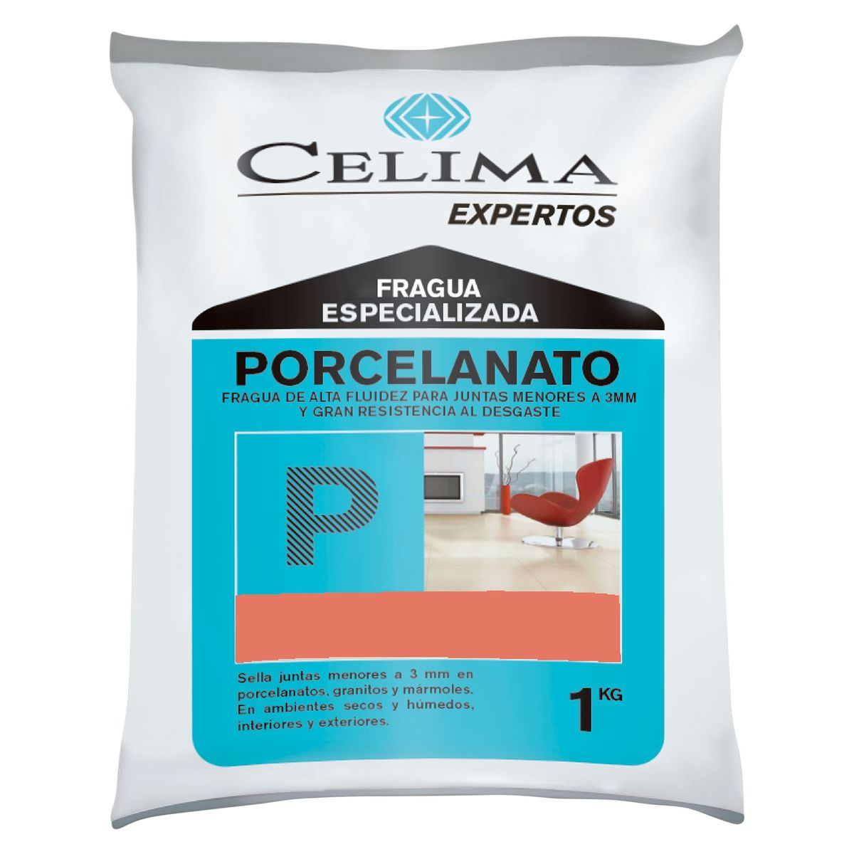 CELIMA - Fragua para Porcelanatos Celima Marron 1kg