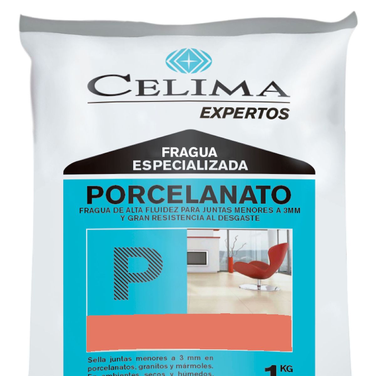 CELIMA - Fragua para Porcelanatos Celima Marron 1kg