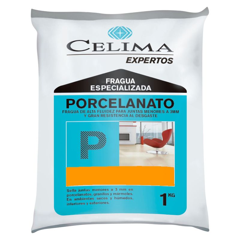  - Fragua para Porcelanatos Caramelo 1kg