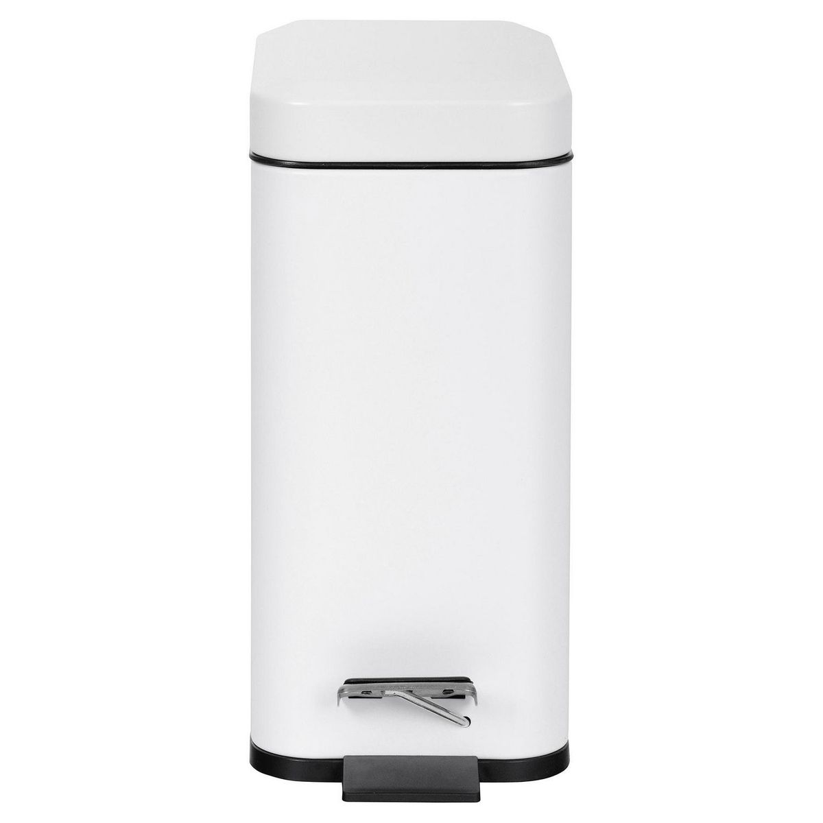 JUST HOME COLLECTION - Papelera con Pedal Blanca 6L