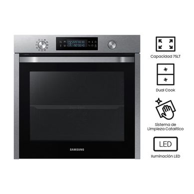 Horno Empotrable Samsung Elctrico 75 Lt NV75K5541BS/PE Negro