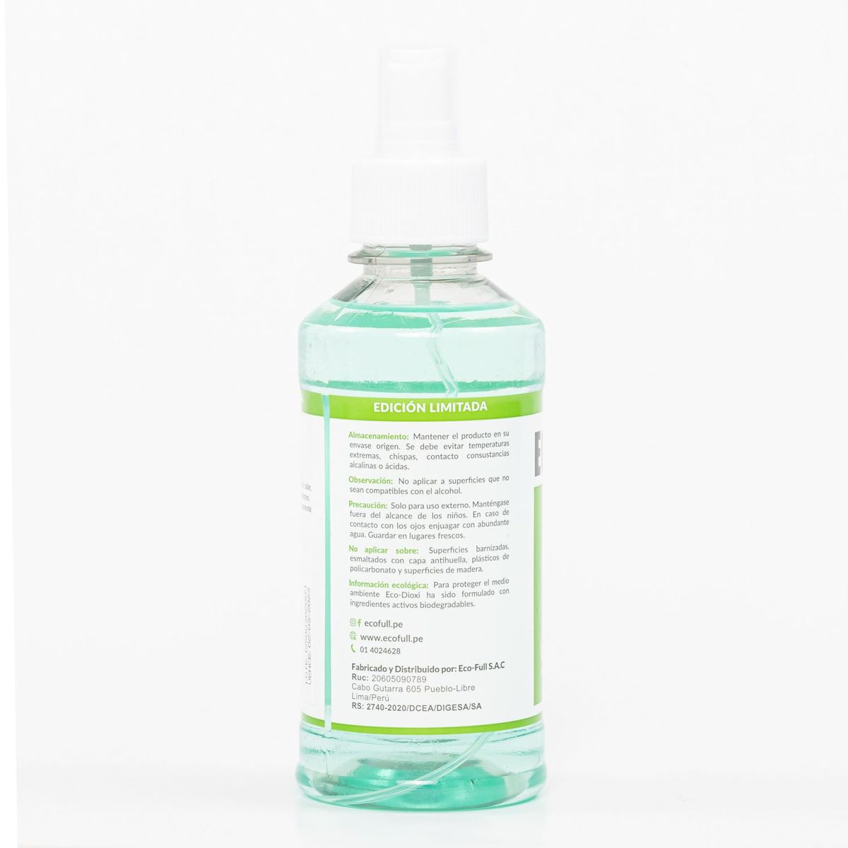 ECO-FULL - Desinfectante Ecológico Dióxido 250 ml.