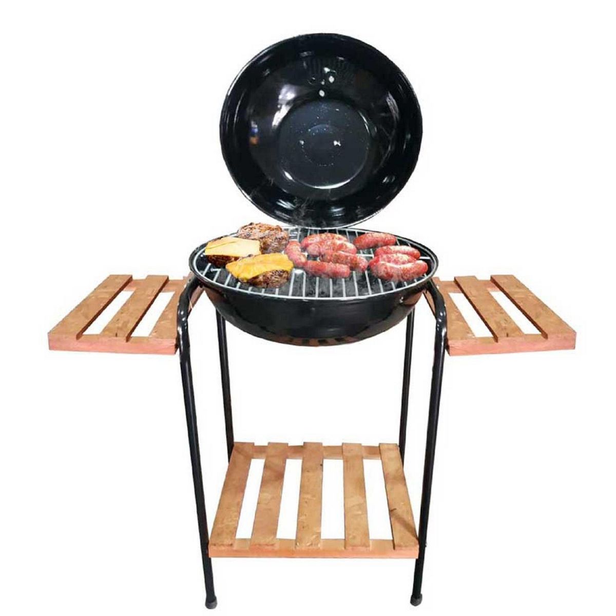 MR GRILL - Parrilla Grill con Madera Mr Grill 41x80x79 cm