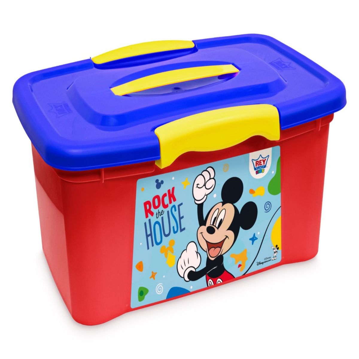 REYPLAST - Caja Organizadora Ultraforte Mickey Mouse 6.5L