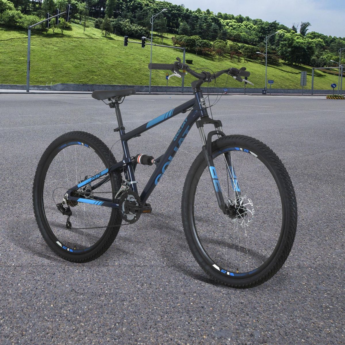 GOLIAT - Bicicleta Montañera Sierra Alux Aro 29 Negro