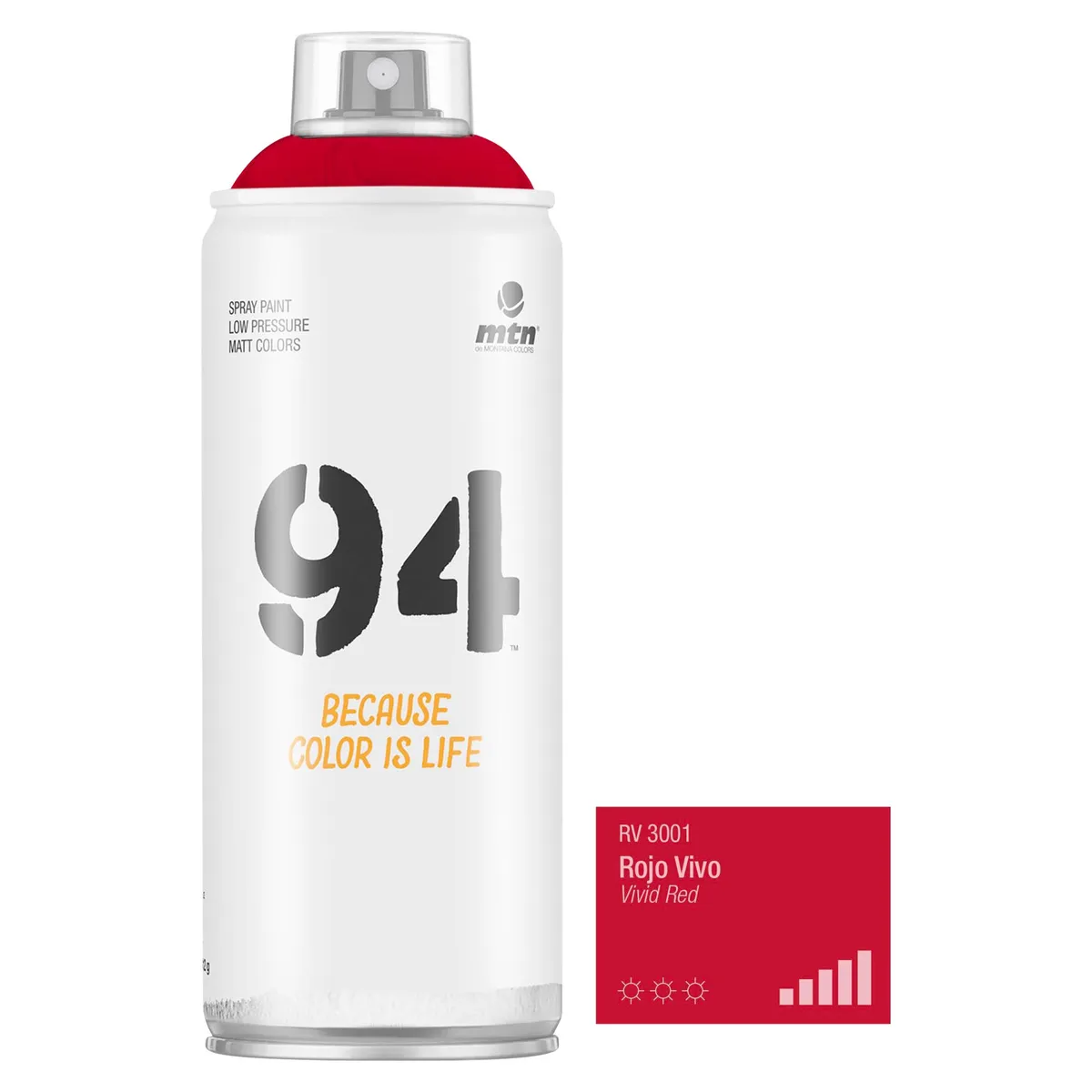 GENERICO - Spray Montana Rojo Vivo 400ml