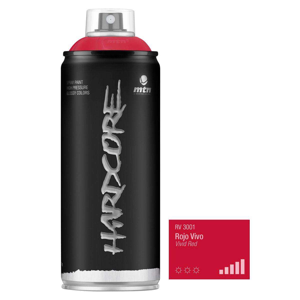 MONTANA COLORS - Pintura Spray Rojo Vivo 400ml