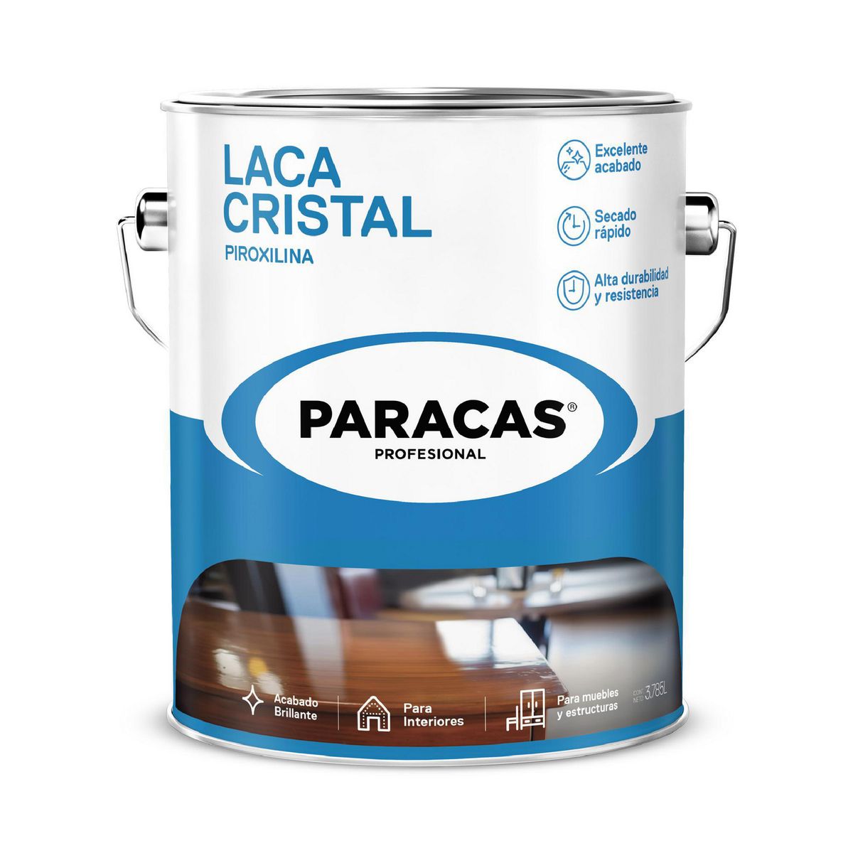 PARACAS - Laca cristal Profesional 1 gl