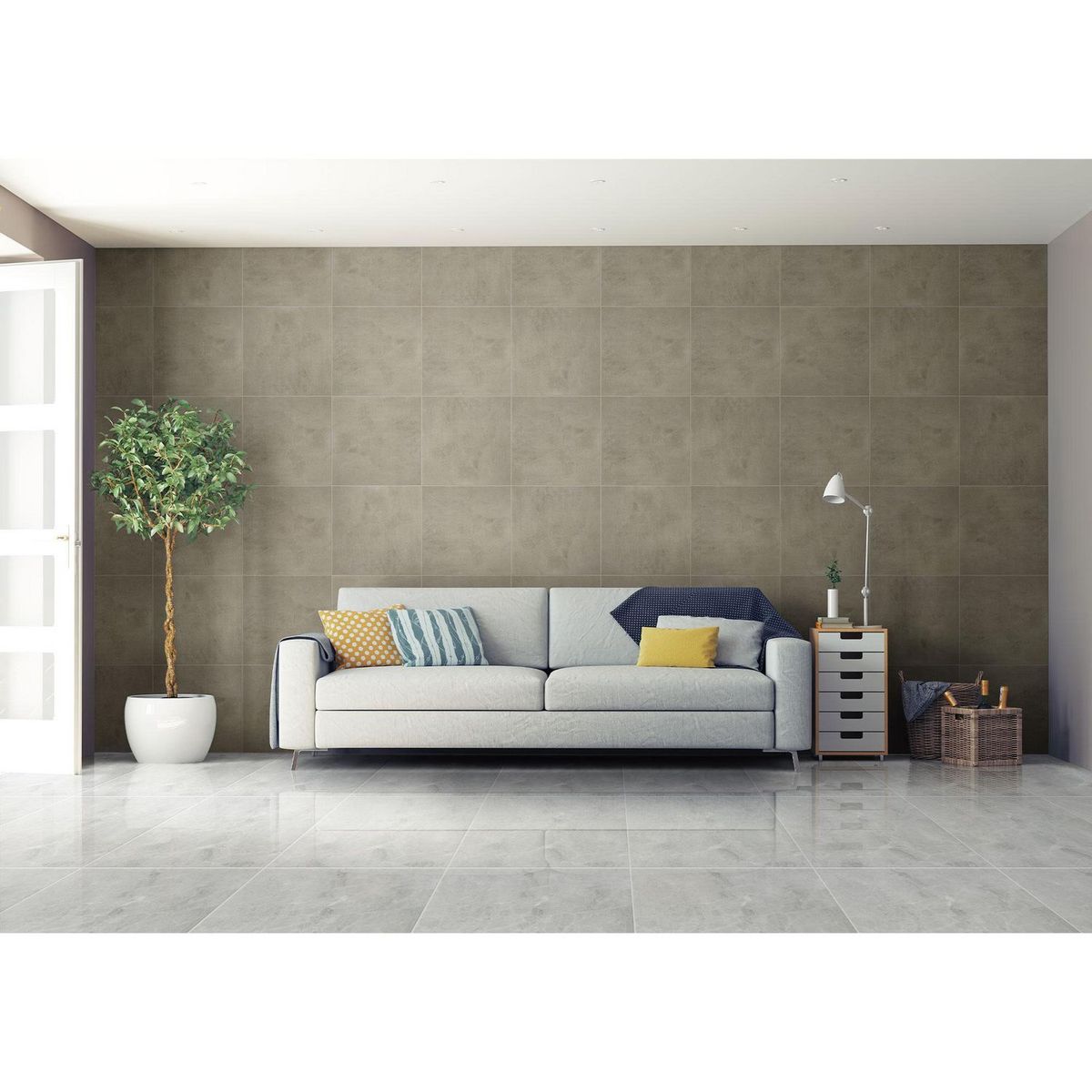 CELIMA - Ceramica Gris Marmol 60x60cm 1.8m2