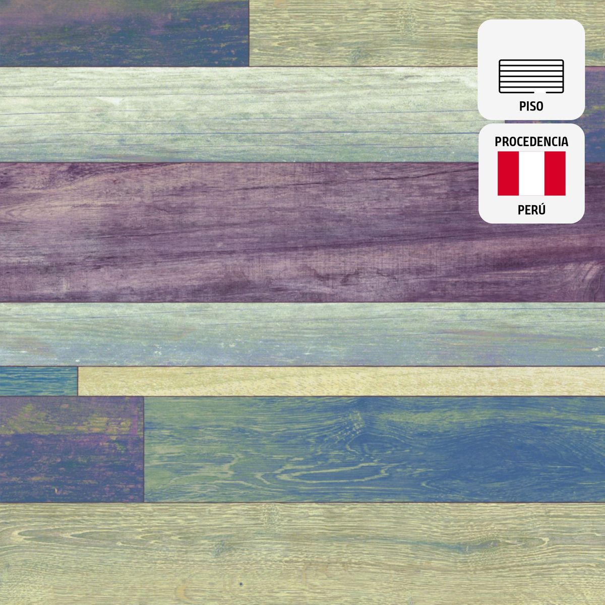 CELIMA - Porcelanato Marrón Maderado 60x60cm 1.44m2