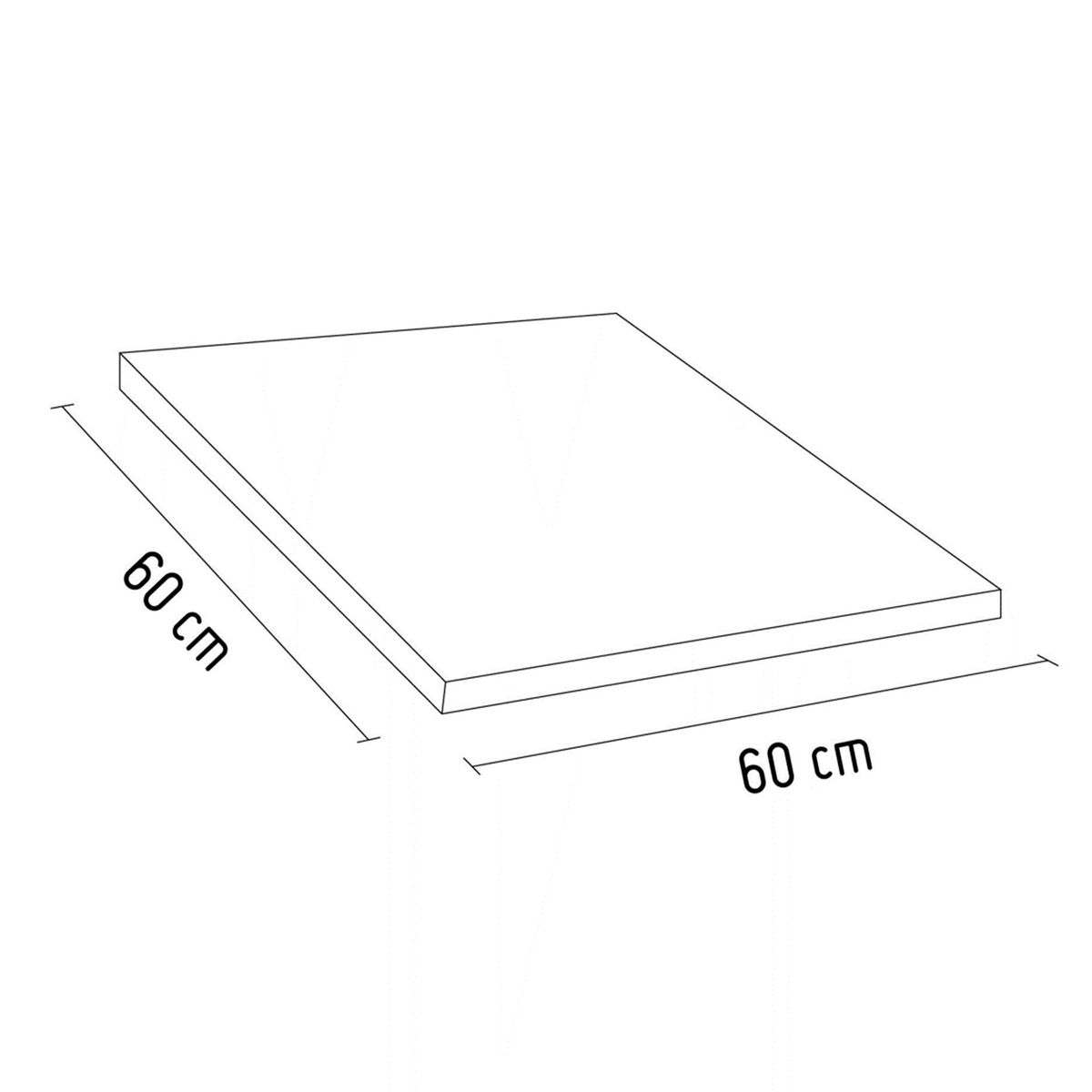 CELIMA - Gres porcelánico rectificado Marrón 60x60 Maderadas Mate 1.44 m2