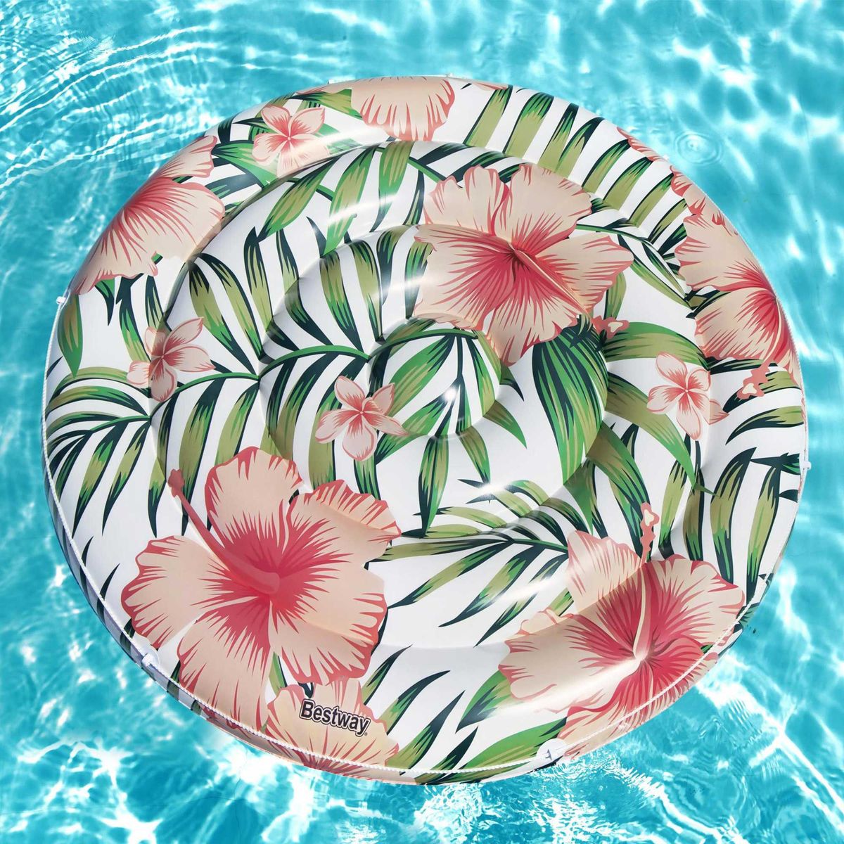 BESTWAY - Flotador Reposera 147cm Tropical Palm