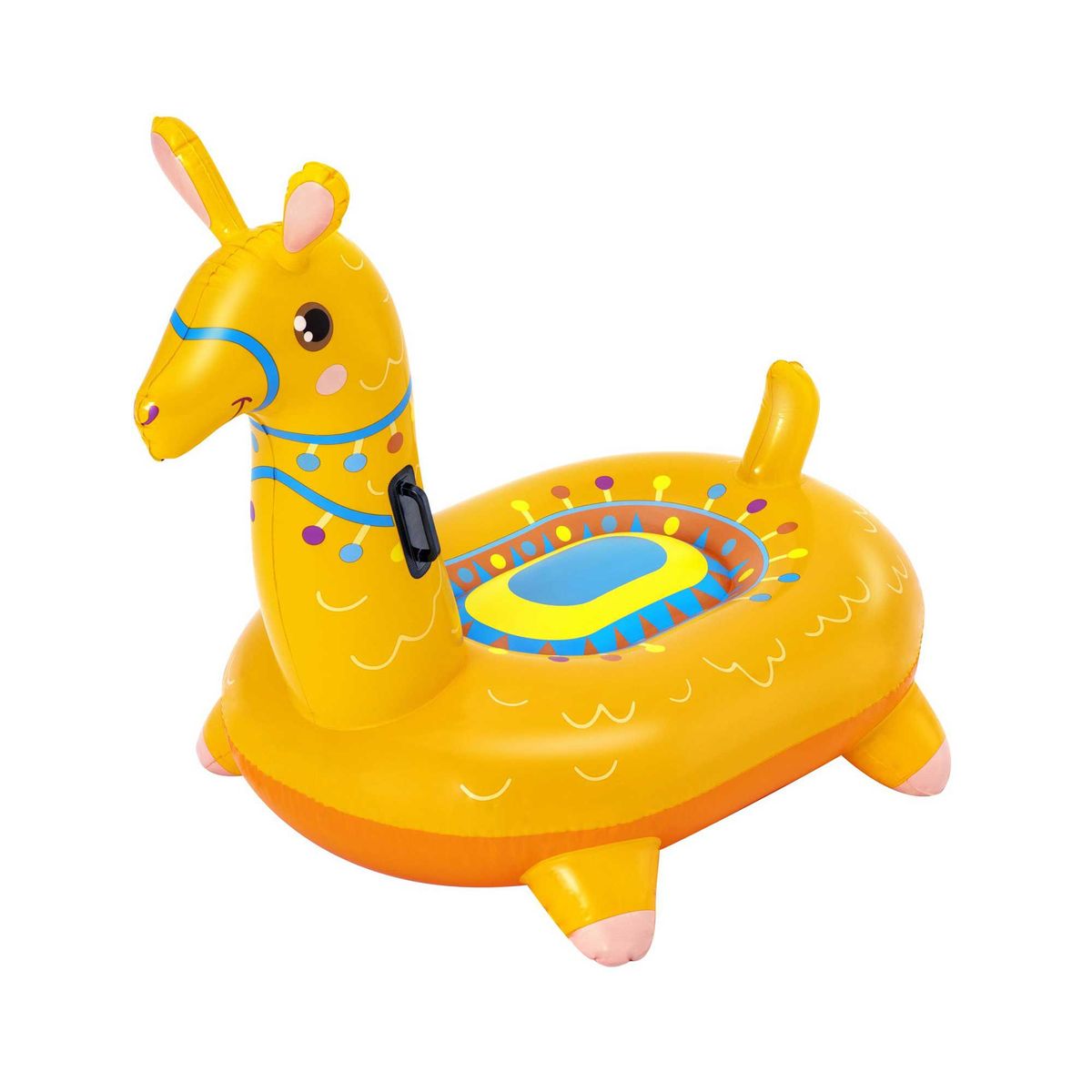 BESTWAY - Flotador para niños Llama 129x110cm Ride-on