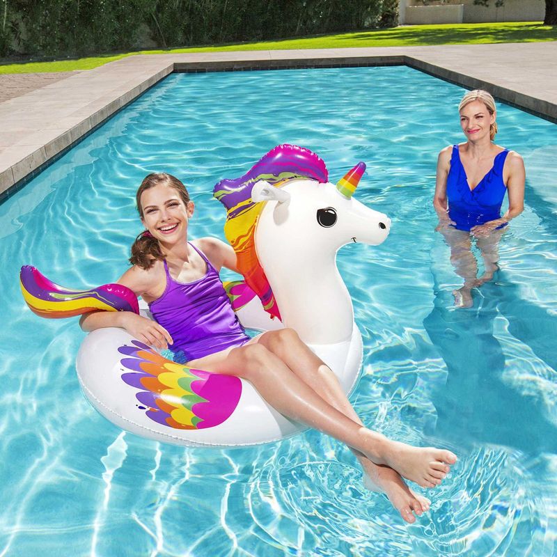 BESTWAY - Flotador para niños Aro 191x91cm Unicornio