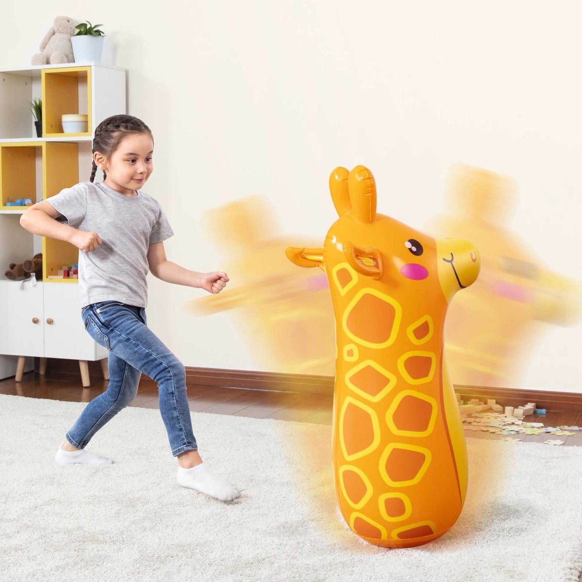 BESTWAY - Juego Inflable Porfiado Animalitos