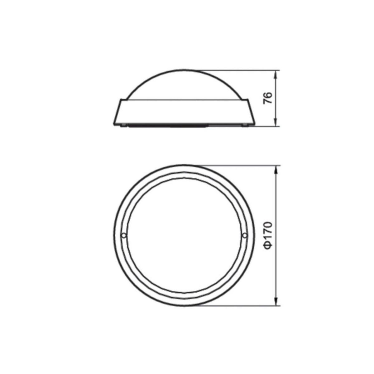 PHILIPS - Plafón Led para Pared 12W 240V