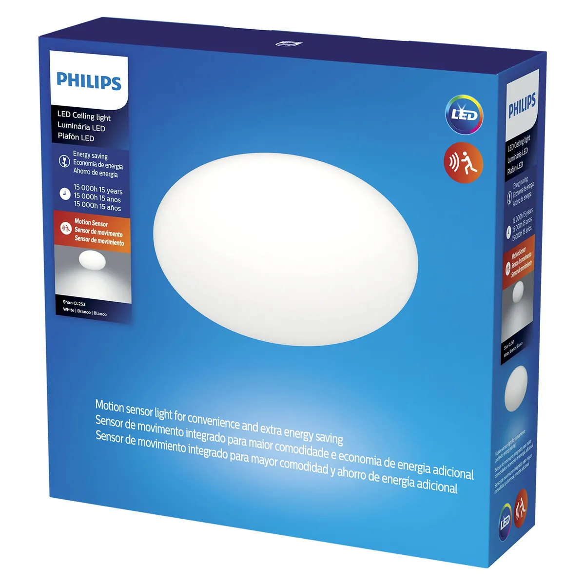 PHILIPS - Plafón Led con Sensor de Movimiento 240V