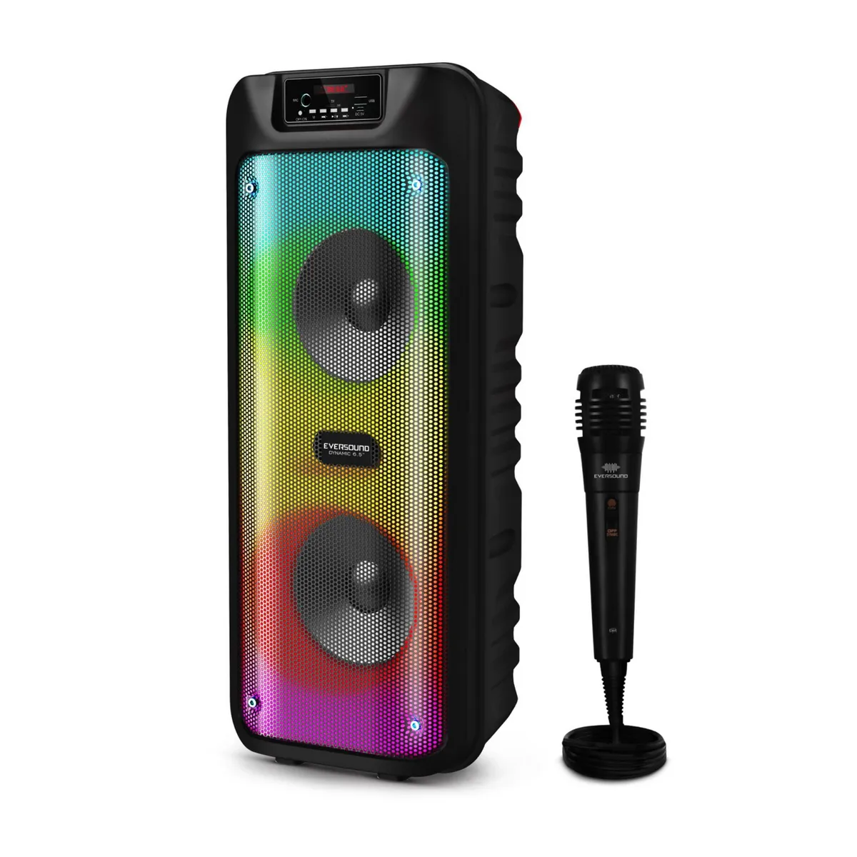 MAXTRON - Parlante Torre MIC Evers 2x6.5 Flaming