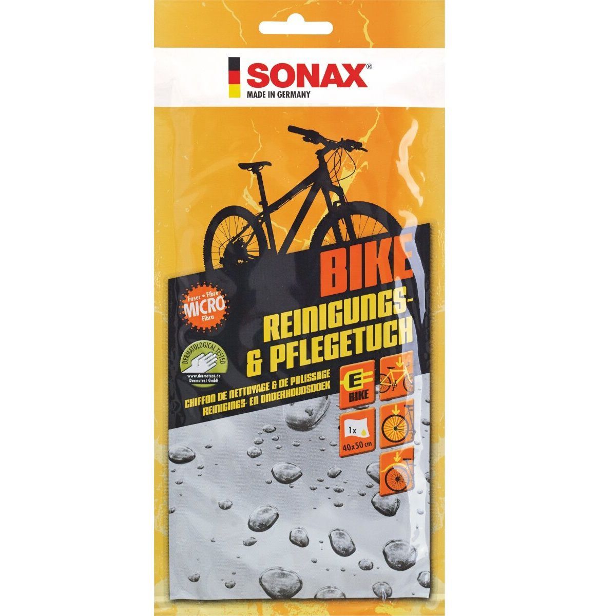 SONAX - Paño de Limpieza Para Bicicletas Sonax