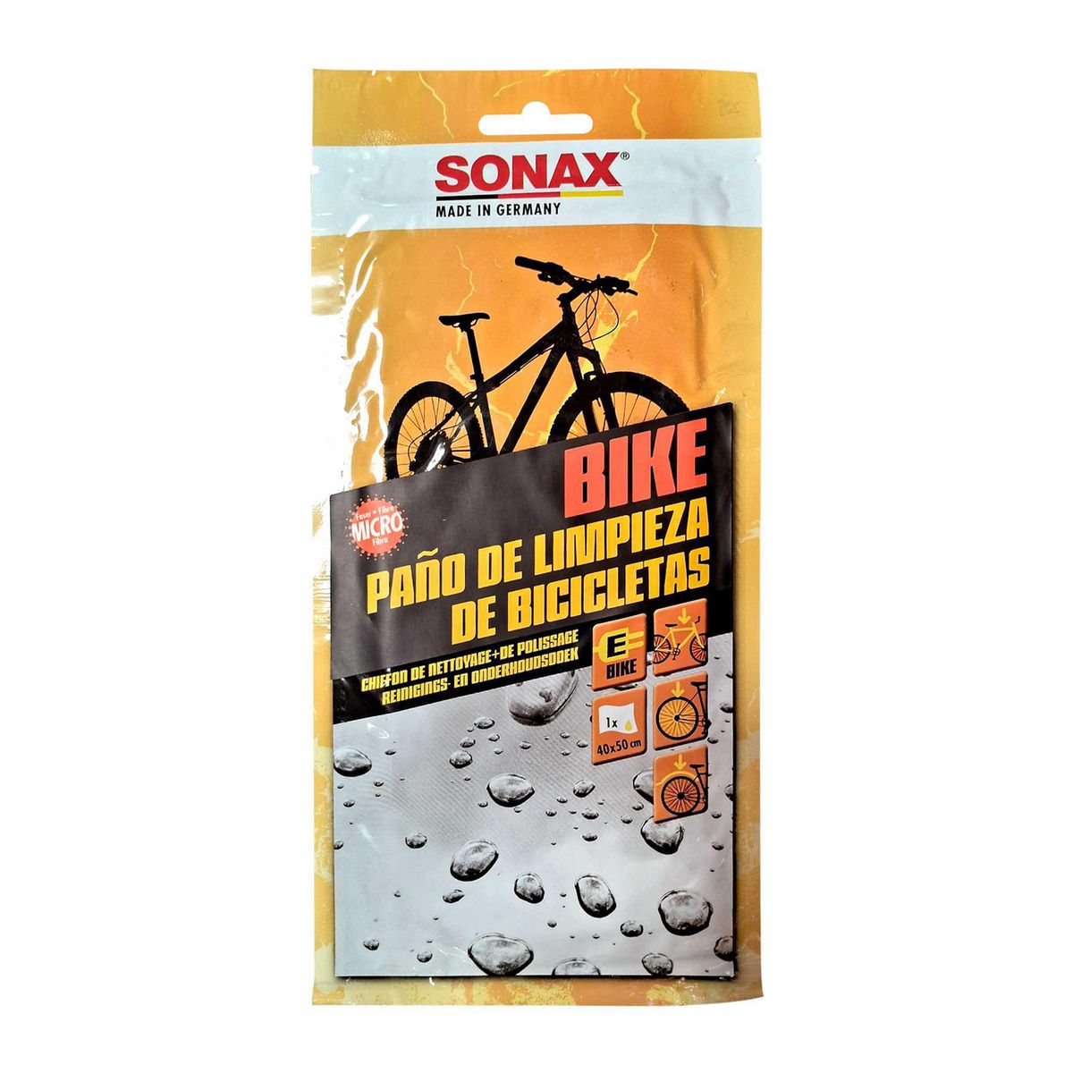 SONAX - Paño de Limpieza Para Bicicletas Sonax