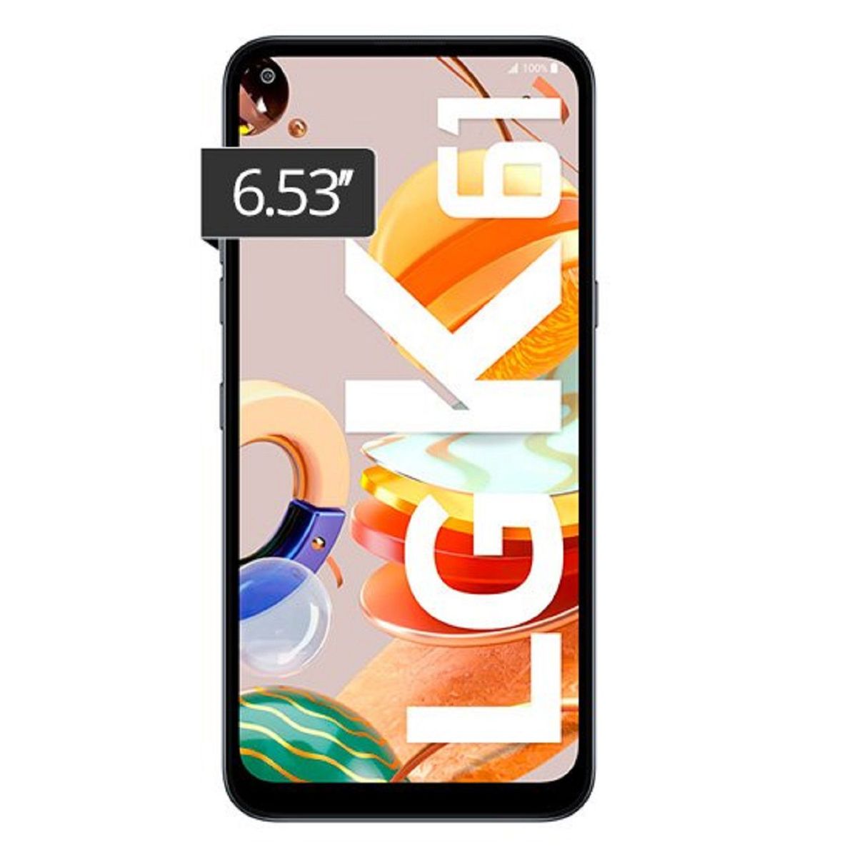 LG - LG K61 Dual Sim 6.5" 128GB Titanium