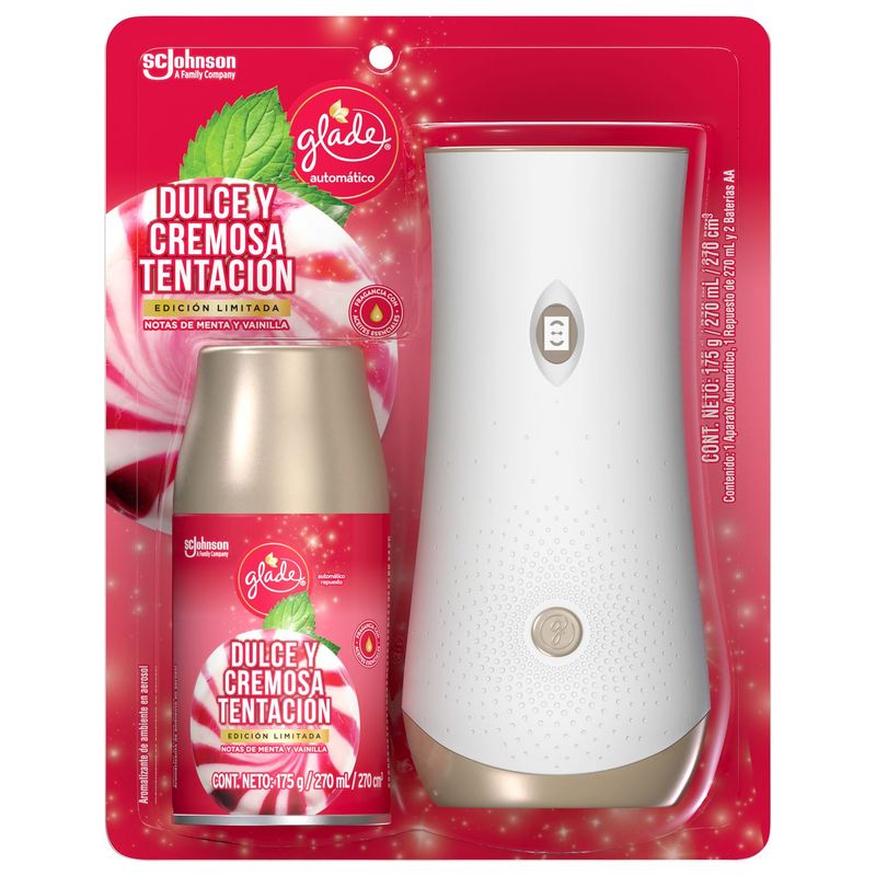 GLADE - Glade Automático y repuesto Dulce y Cremosa Tentación 70ml