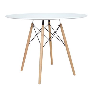 Mesa de Comedor Round Blanca 4 personas