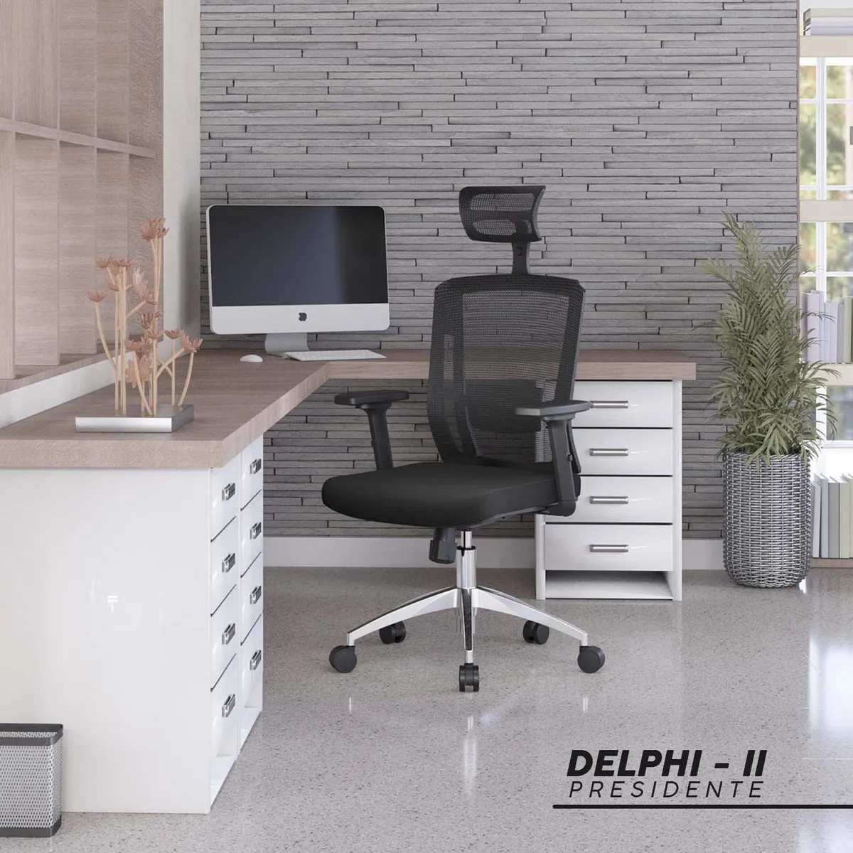 BONNO - Silla de Oficina Delphi II Presidente