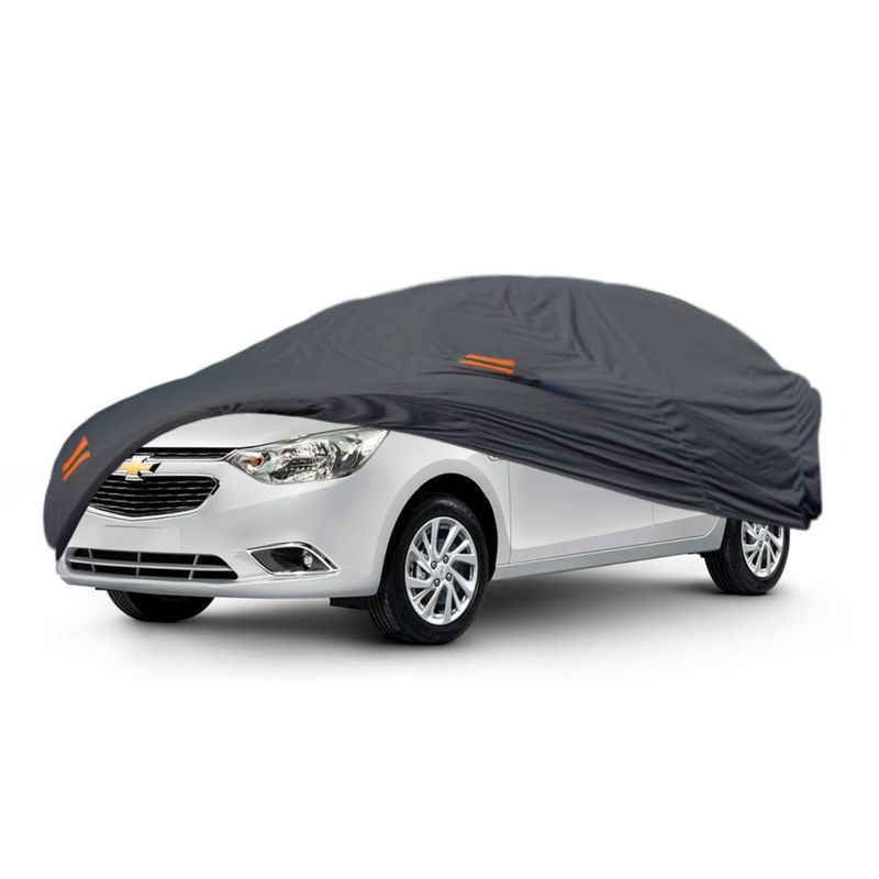TECGO - Cobertor Funda Para Auto Chevrolet Aveo Gris