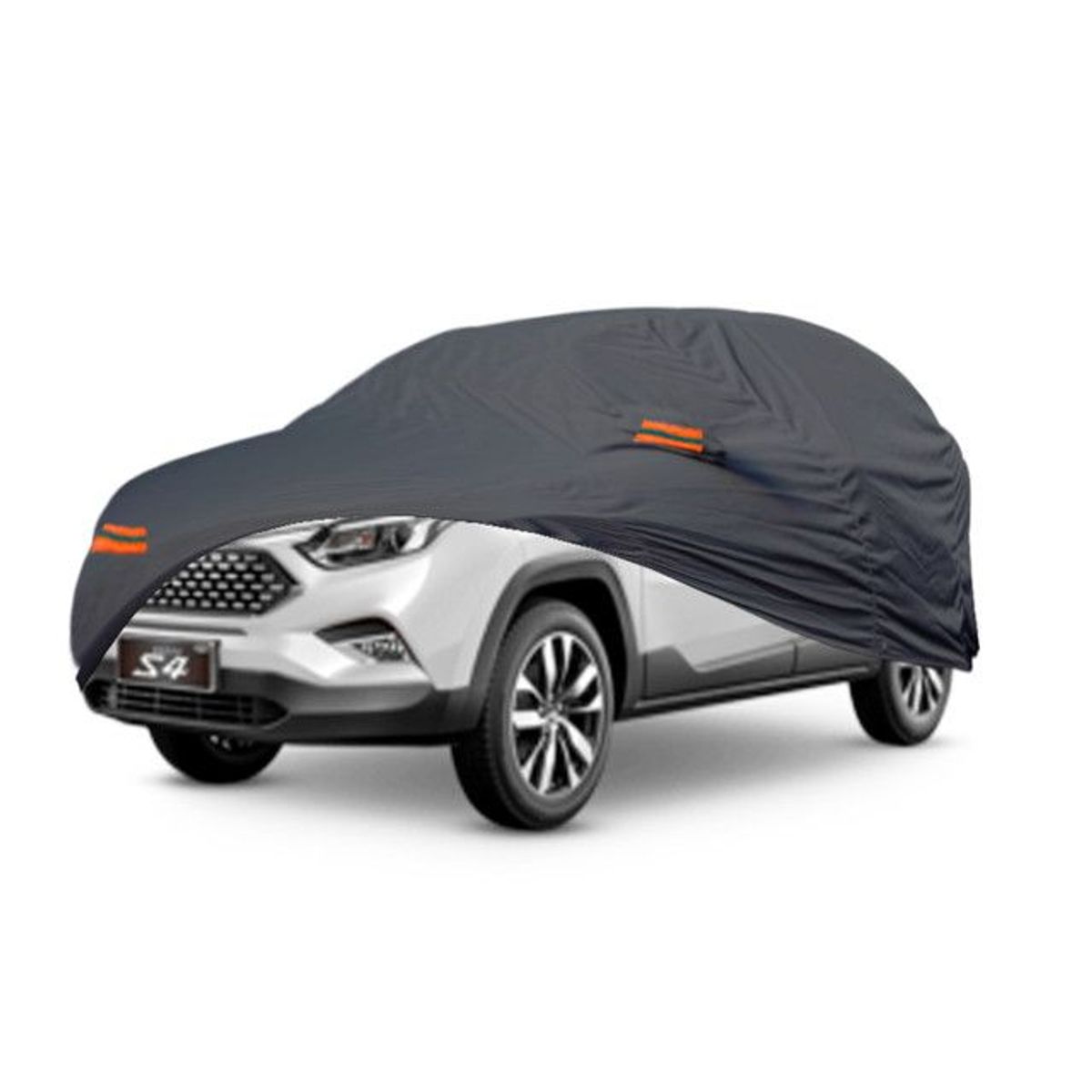 TECGO - Cobertor Funda Para Auto Jac S4 Gris