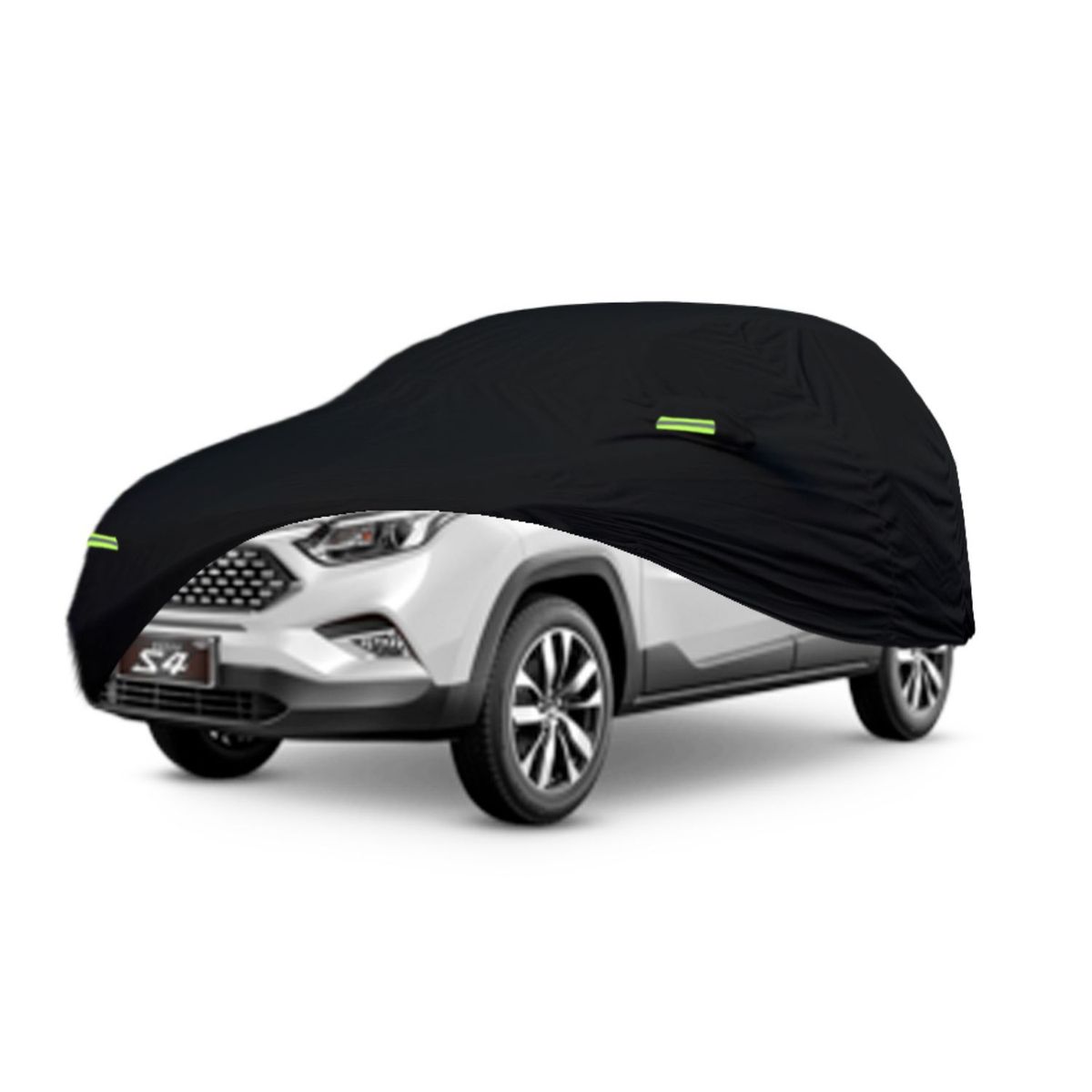 TECGO - Cobertor Funda Para Auto Jac S4 Negro