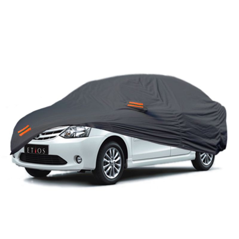 TECGO - Cobertor Funda Para Auto Toyota Etios Sedan Gris