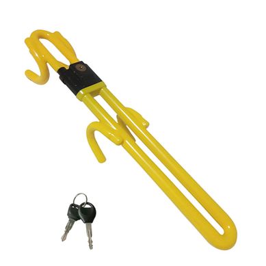 Seguro de Timn Barra Doble Amarillo