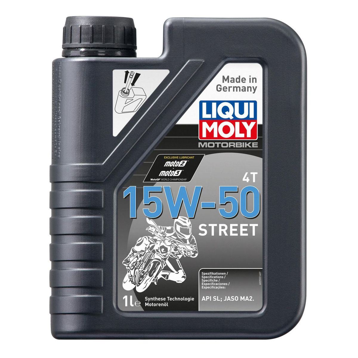 LIQUI MOLY - Aceite de Motor 15W-50 para Motos Liqui Moly