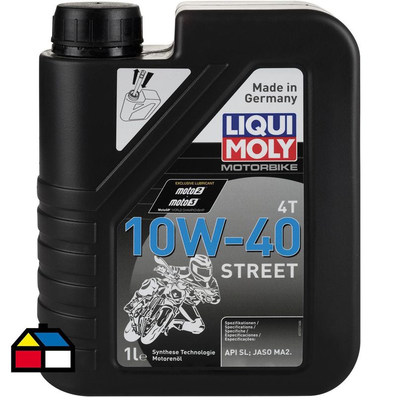 LIQUI MOLY - Aceite de Motor 10W-40 para Motos Liqui Moly